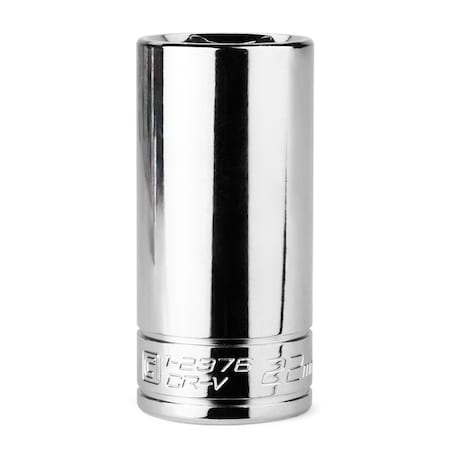 Capri Tools 22 mm Deep Socket, 3/8-Inch Drive, 6-point, Metric CP12376